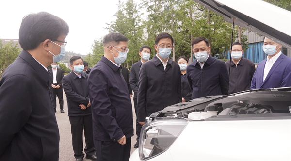 云南省委副书记、、、省长王予波带队到 1929cc威尼斯动力开展调研